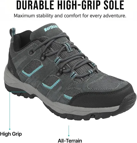 Vista 4 de Northside Zapatos bajos de senderismo Monroe para mujer