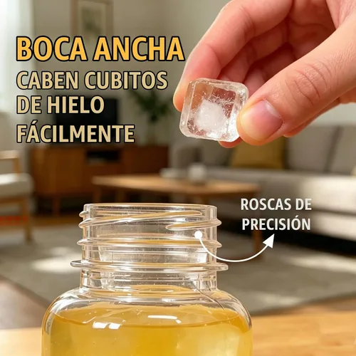 Vista 4 de Kaderron 48 piezas botellas de jugo de plástico de 7 onzas con tapas, botellas vacías de plástico desechables de PET, recipientes transparentes