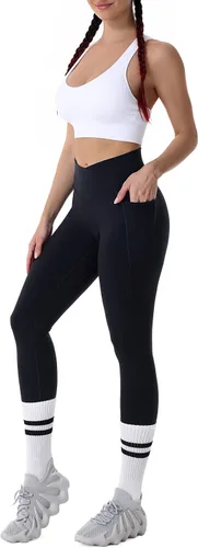 Vista 5 de Sunzel - Leggings deportivos para mujer con cintura alta para modelar el abdomen