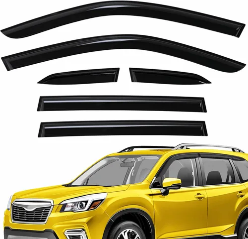 Vista 17 de Deflectores de ventana extra duraderos con cinta adhesiva para viseras de lluvia, protectores solares, ventilación para parabrisas, accesorios Para
