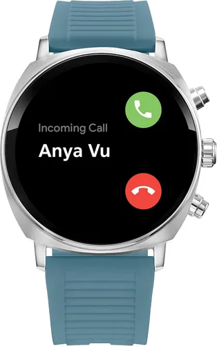 Vista 6 de Citizen CZ Smart PQ2 - Reloj inteligente unisex de 1.614 in con aplicación YouQ con IBM Watson® AI y NASA Research, Wear OS por Google, recursos Azul