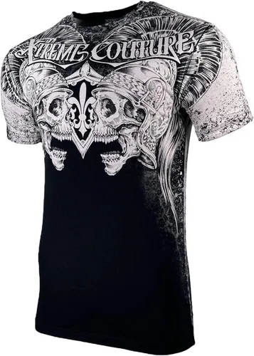 Vista 4 de Xtreme Couture by Affliction Camiseta Hombre Hector Negro