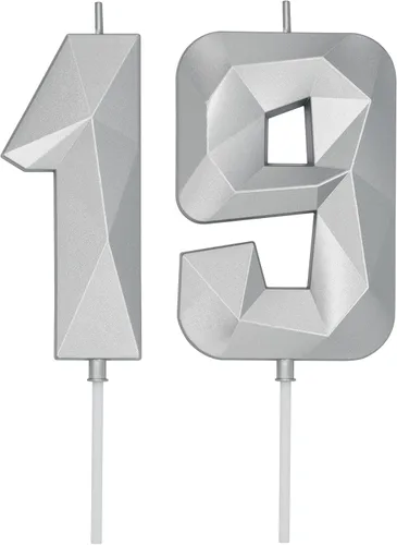 Vista 306 de DERVENTA Vela Grande de Cumpleaños Número 3D Verde Luminoso de 3.7 Pulgadas Celebración de Fiesta Aniversario Decoración Adorno para Pastel 1 Pieza