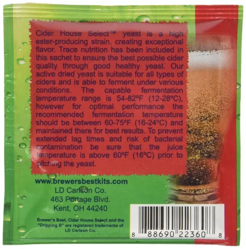 Vista 2 de Cider House Select - Levadura de sidra de alta calidad, 3 unidades (edición limitada)