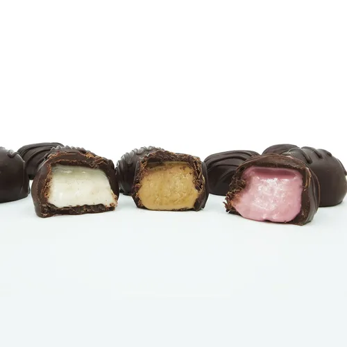 Vista 6 de Philadelphia Candies Cremas caseras de arce, chocolate negro caja de regalo de 1 libra