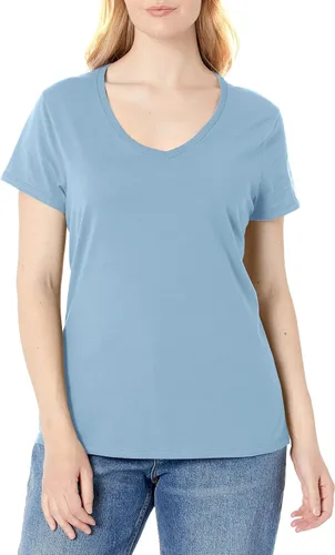 Vista 11 de Hanes Women's Nano Premium Cotton V-Neck T-Shirt Pack