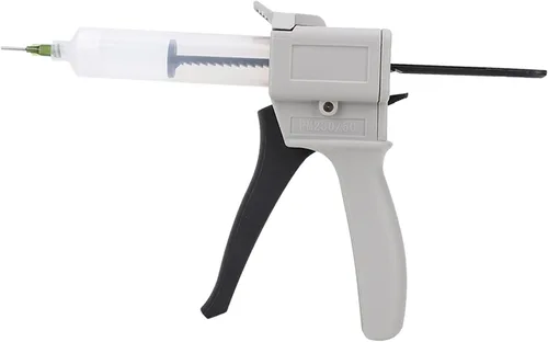 Vista 4 de Pistola de pegamento dispensador de 1.0 fl oz, dispensador dispensador de mezcla, pistola AB, dispensador manual, pistola de pegamento, kit