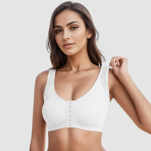 Vista 3 de Breast Underwire Lace Bralette Bralette for Women Pack Nude Bra with Clear Straps Ofertas De De AñO White Strap Top La
