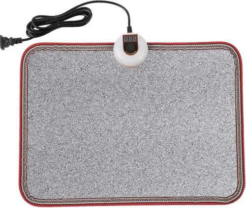 Vista 9 de Livtribe - Alfombra de calefacción eléctrica AC 110V para pies, almohadilla de calefacción de cristal de carbono, calentadores de pies eléctricos