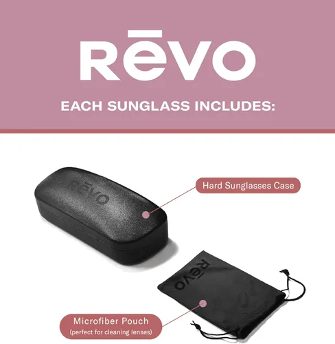 Vista 4 de Revo Arnés de gafas de sol: lente polarizada con marco rectangular de envoltura deportiva