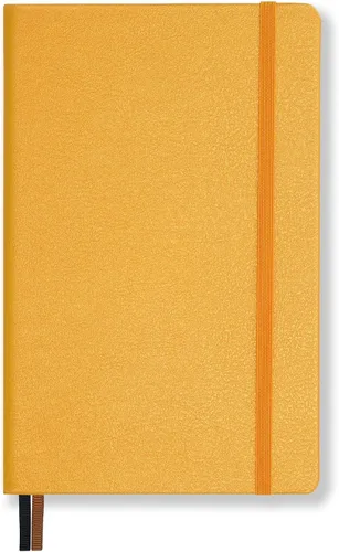 Vista 3 de Minimalism Art, Premium Hard Cover Notebook Journal, X-Large Size, Master A4 8.3" x 11.4", 186 Numbered Pages, Gusseted Pocket, Ribbon Bookmark