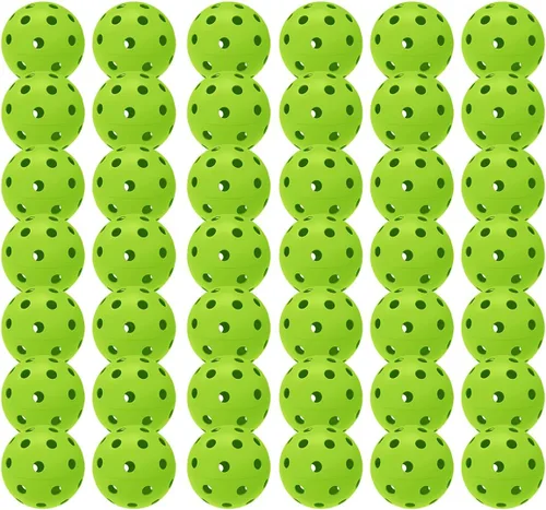 Vista 21 de Paquete de 6 pelotas de pickleball deportivas para exteriores - 40 pelotas de pickleball - Bolas de pickleball de EE. UU. aprobadas por USAPA