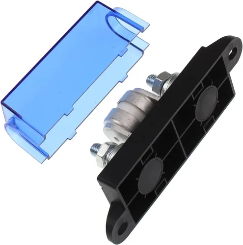 Vista 4 de ZOOKOTO Bloque de Fusibles 150VDC IR10KA 80A Clase T con Portafusible de 80 Amperios, Compatible con Inversores y Aparatos de Alta Potencia