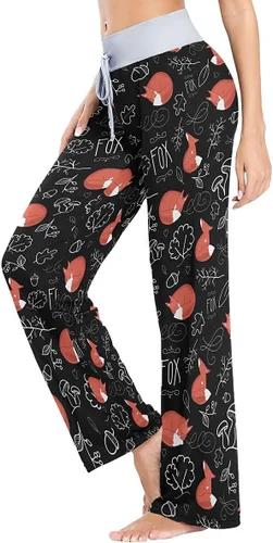 Vista 3 de vvfelixl Pantalones de pijama para mujer, ropa de dormir, pantalones de pijama, multicolor, XS-XL