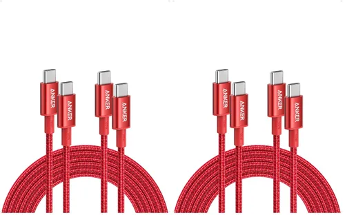 Vista 16 de Anker Cable USB C a USB C, paquete de 2 cables de carga tipo C de 100 W, carga rápida para iPhone 17 Series, MacBook Pro 2020, Pixel y más
