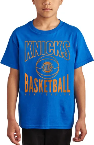 Vista 8 de Junk Food NBA Team Basketball - Camiseta de manga corta para niños y niñas con licencia