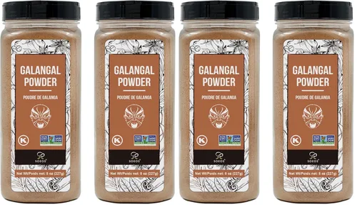 Vista 12 de Soeos Rodajas de Galangal 6 Onzas, Verificado Sin OMG, Kosher, Gran Galangal - Alpinia Galanga, Perfecto para Sopas Tom Yum y Tom Kha, Producto