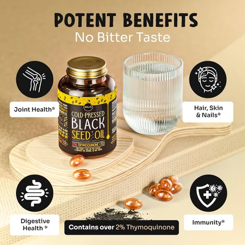 Vista 5 de Maju Superfoods Paquete de aceite de semilla negra y orégano
