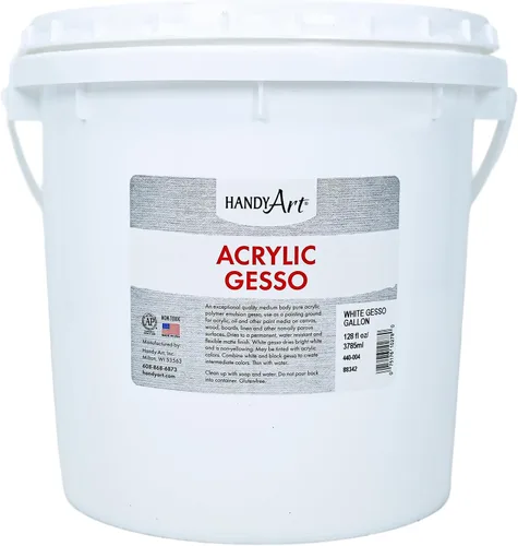 Vista 13 de Handy Art Student Acrylic 32 onzas, Black Gesso