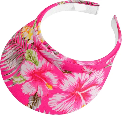 Vista 19 de Sombreros con visera para el sol, para mujer, ala ancha, ajustable, con Negro