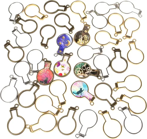 Vista 7 de Dijes de metal de música a granel 70 mezclados para hacer joyas, pulsera, collar, colgante, llavero, álbum de recortes, bricolaje