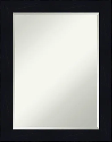 Vista 16 de Amanti Art Espejo de baño azul para sobre el fregadero, espejo de tocador rectangular azul marino Shiplap de 24 x 20 pulgadas, marco de madera