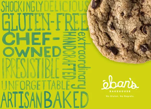 Vista 8 de Eban's Galletas frescas horneadas sin gluten, 24 galletas grandes (2 cajas de 12), suaves y masticables, envueltas individualmente, gourmet, sin