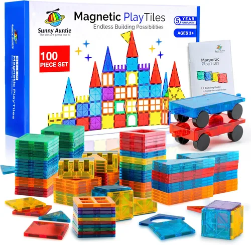 Vista 10 de Fichas Magnéticas 56 Piezas, Fichas Magnéticas para Niños y Niños Pequeños de 3 a 8 años, Juguete Magnético para Niños y Niñas de 3, 4, 5, 6, 7, 8