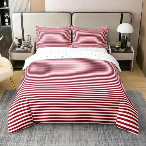 Vista 41 de Erosebridal Juego de ropa de cama de 100 % algodón a cuadros para niños y niñas, funda de edredón a cuadros, funda de edredón moderna geométrica