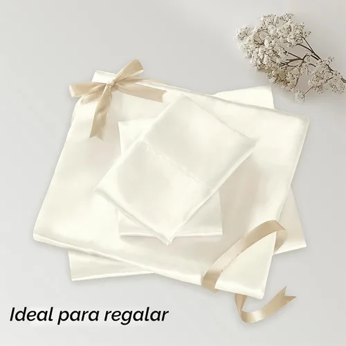 Vista 19 de Madison Park Essentials - Juego de sábanas de satén tamaño matrimonial, 6 Marfil