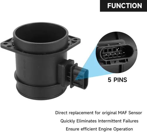 Vista 5 de Sensor de flujo de aire masivo Sensor MAF Sensor - Compatible con Buick Enclave 3.6L 2009-2014 para Cadillac CTS 3.6L 2009-2011 para Chevy Traverse