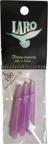 Vista 22 de L-style Laro Locked Dart Shafts – Lightweight Plastic Shafts for Soft Tip & Steel Tip Darts Claro