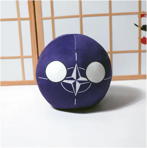 Vista 49 de Polandball Countryballs Muñeco de peluche Ucrania España Hungría Portugal Rumanía Grecia Austria México Polonia Ball (15,3.8 pulgadas)