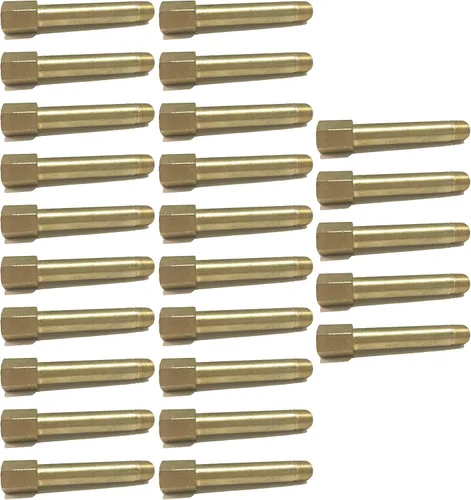 Vista 3 de Latón 1/8" largo extensión adaptador, 3.0 in largo, D.O.T. aprobado (cantidad 01)