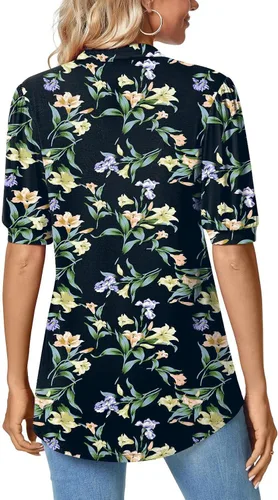 Vista 9 de Shirts for Women Dressy Casual 2023 Cute Tops Vintage Tees Graphic Tees Outfits Spring Tops Summer T-Shirts