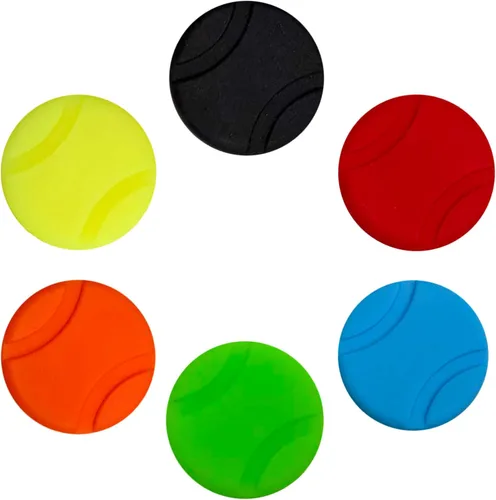 Vista 13 de Amortiguador de tenis lindo / divertido paquete de 5 ~ 10 raquetas de tenis amortiguador de vibraciones de silicona suave raqueta de tenis