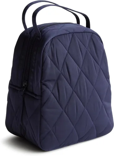 Vista 4 de Vera Bradley Bolsa de almuerzo de sarga de rendimiento para mujer, ojo de tigre, talla única Tiger's Eye