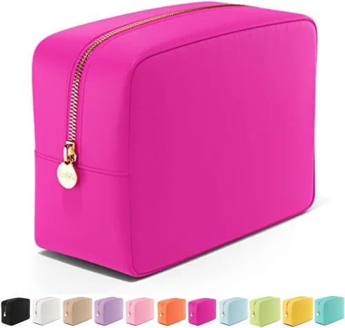 Vista 39 de Bolsa de Maquillaje de Viaje Embla Bolsa de Artículos de Aseo de Viaje, Negro, Mini, Mini