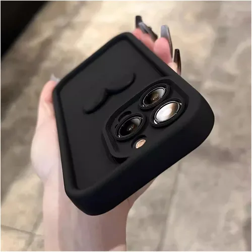 Vista 8 de Lujosa funda de silicona de silicona con diseño de corazón 3D para iPhone 15, 14, 13, 12, 11 Pro Max, X, XR, XS Max, funda trasera suave a prueba