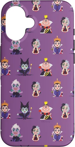 Vista 32 de Disney Villains Kawaii - Carcasa para iPhone 17, color morado