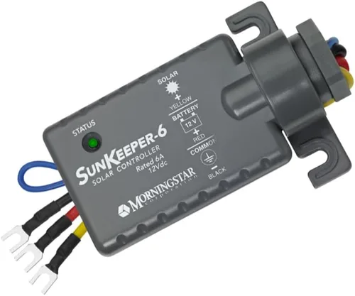 Vista 6 de Morningstar SunKeeper 6A PWM Controlador de carga solar, regulador de panel