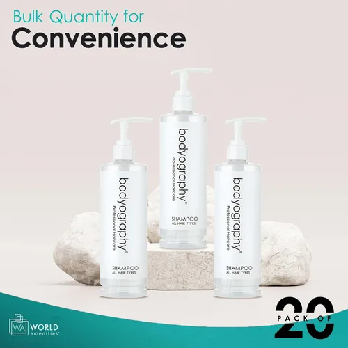 Vista 7 de World Amenities Bodyography Blanc Pump Hair Shampoo - Cuidado del cabello indulgente para todos los estilos de cabello