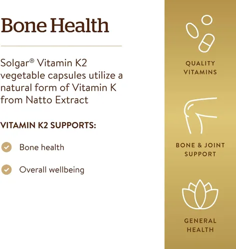 Vista 4 de Vitamina K2 natural Solgar, 0,0000035 oz, SF2095960, 1, 1