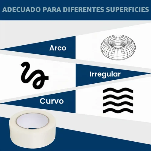 Vista 5 de Lichamp Cintas Adhesivas Transparentes de Alta Resistencia, Cinta Adhesiva Transparente Impermeable Sin Residuos para Embalaje, Encintado, Sellado