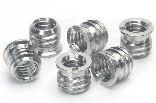 Vista 16 de Adaptador de tornillo convertidor de rosca hembra de 1/4"-20 a macho de 3/8"-16 de acero inoxidable, 2 piezas de 8 mm de altura