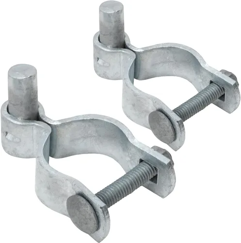 Vista 14 de VIVIDA Bisagra de puerta de enlace de cadena de 1-3/8", bisagra de poste macho galvanizado, para poste de diámetro exterior de 1-3/8", herrajes