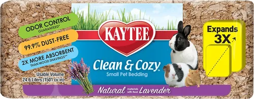Vista 7 de Kaytee Ropa de cama natural limpia y acogedora con lavanda de 24,6 litros