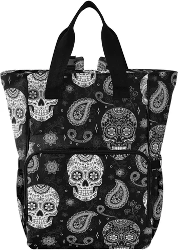 Vista 32 de Emelivor Bolsa de pañales con diseño de panal de abejas, con bolsillos aislados, bolsa organizadora de pañales para niños y niñas, unisex