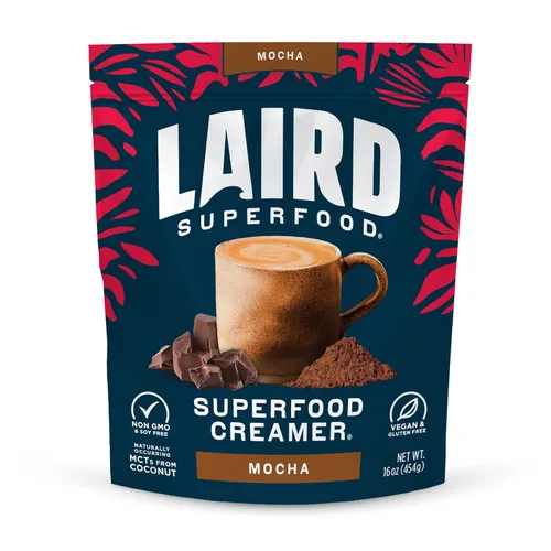 Vista 17 de Laird Superfood Creamer - Crema en polvo sabor a cacao, 8 onzas