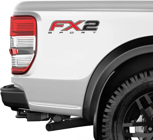 Vista 3 de FX2 - Calcomanías deportivas F para camión, 4 x 4, lado de la cama (juego de 2)